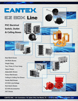 Pvc Electrical Switch Outlet And Ceiling Boxes Cantex Inc