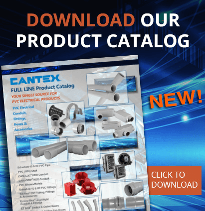 CANTEX 1-in x 10-ft Non-metallic Schedule 40 PVC Conduit in the Conduit  department at