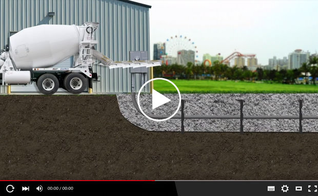 can pvc pipe be buried in concrete